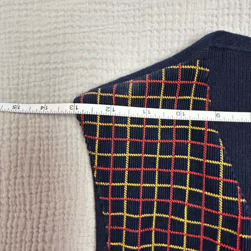 Vintage Bud Berma Originals Plaid Corduroy Vest - Picture 11 of 12